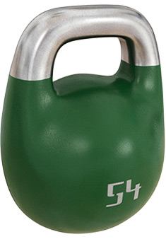Спортивная цветная гиря 54 кг