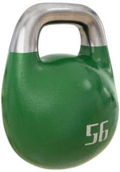 Спортивная цветная гиря 56 кг