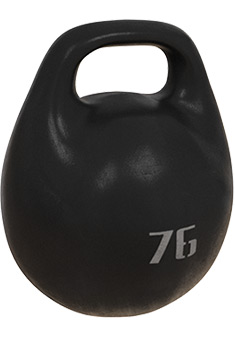 Спортивная черная гиря 76 кг