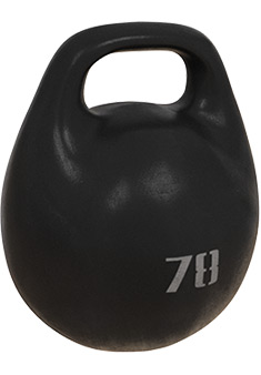 Спортивная черная гиря 78 кг