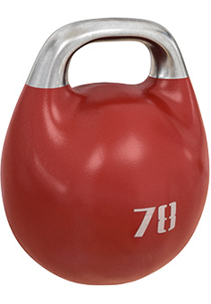 Спортивная цветная гиря 78 кг