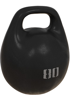 Спортивная черная гиря 80 кг
