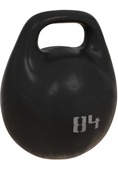 Спортивная черная гиря 84 кг