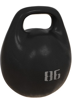 Спортивная черная гиря 86 кг